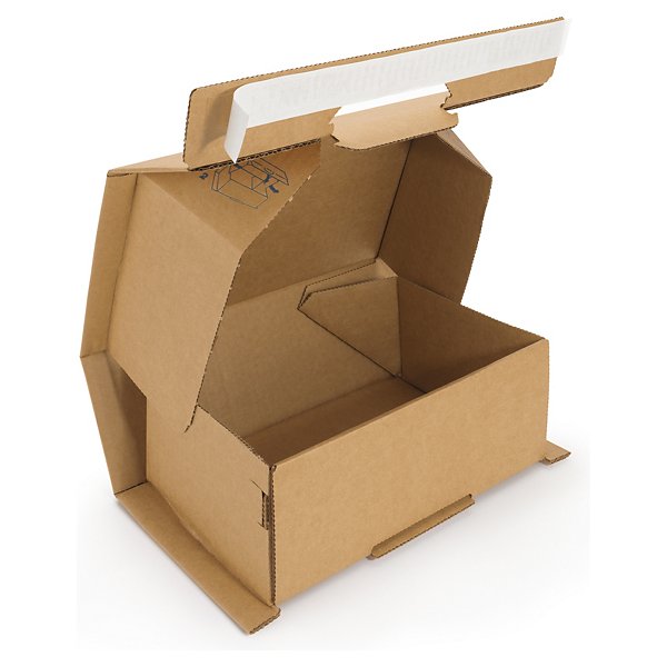 Schokwerende postdoos met beveiligde sluiting RAJA 43 x 35 x 20 cm - 5