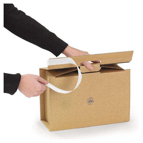 Schokwerende postdoos met beveiligde sluiting RAJA 43 x 35 x 20 cm - 7