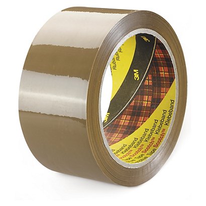 Scotch® 371 Cinta de embalar PP 50 mm x 66 m transparente - 1