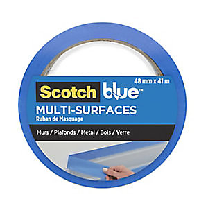 Scotch blue - Ruban de masquage multi-surfaces sans trace - Rouleau 48 mm x 41 m