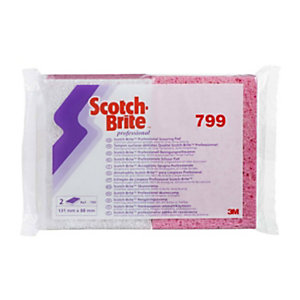 Scotch-Brite 3M Tamponges Blanc - lot de 10