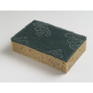 Scotch-Brite Spugna accoppiata termosaldata 74, Verde/Beige (confezione 15 pezzi) Scotch-Brite Spugna accoppiata termosaldata 74, Verde/Beige (confezione 15 pezzi)