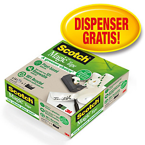 Scotch® C38 Dispensador de cinta para escritorio negro + cinta ecológica invisible Magic™ 19 mm x 33 m Paquete de 14 Scotch® C38 Dispensador de cinta para escritorio negro + cinta ecológica invisible Magic™ 19 mm x 33 m Paquete de 14