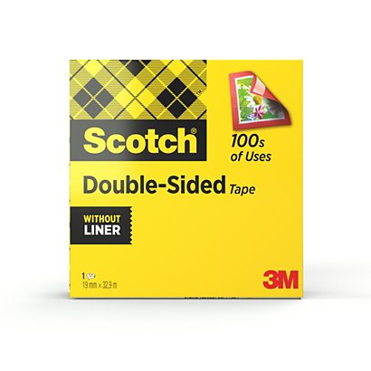 Scotch® Cinta doble cara de 19 mm. x 33 m. - 1