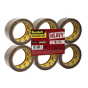 Scotch® Cinta de embalaje de alta resistencia, 50 mm x 66 m, marrón Scotch® Cinta de embalaje de alta resistencia, 50 mm x 66 m, marrón