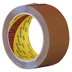 Scotch® Cinta de Embalar Polipropileno Estándar Desenrollado silencioso Ideal para ambientes fríos y/o húmedos, 50 mm x 66 m, Marrón Scotch® Cinta de Embalar Polipropileno Estándar Desenrollado silencioso Ideal para ambientes fríos y/o húmedos, 50 mm x 66 m, Marrón