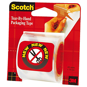 Scotch® Cinta de embalar, polipropileno extrafuerte, Se corta con la mano, 48 mm x 16 m Scotch® Cinta de embalar, polipropileno extrafuerte, Se corta con la mano, 48 mm x 16 m