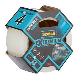 Scotch® Extremium™ Invisible Nastro adesivo Extra Resistente Trasparente, 48 mm x 20 m