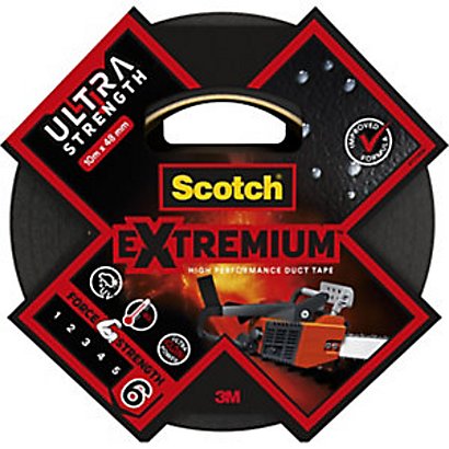 Scotch extremium ultra ruban adhésif toilé rouleau 48 mm x 10 m - Noir