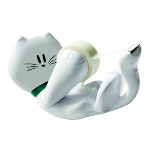 Scotch® Magic™ Dispenser tendinastro a forma di gatto, Include 1 rotolo di nastro adesivo Magic™ da 19 mm x 8,89 m Scotch® Magic™ Dispenser tendinastro a forma di gatto, Include 1 rotolo di nastro adesivo Magic™ da 19 mm x 8,89 m
