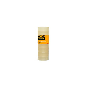 SCOTCH® Nastro adesivo 508, Polipropilene bi-orientato, Trasparente, 19 mm x 33 m (confezione 8 rotoli) SCOTCH® Nastro adesivo 508, Polipropilene bi-orientato, Trasparente, 19 mm x 33 m (confezione 8 rotoli)