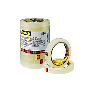 Scotch® Nastro da ufficio Standard, 15 mm x 66 m, Polipropilene, Trasparente (confezione 10 pezzi) Scotch® Nastro da ufficio Standard, 15 mm x 66 m, Polipropilene, Trasparente (confezione 10 pezzi)