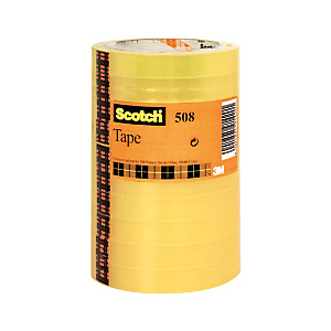 Scotch® Nastro da ufficio Standard, 15 mm x 66 m, Polipropilene, Trasparente (confezione 10 pezzi) Scotch® Nastro da ufficio Standard, 15 mm x 66 m, Polipropilene, Trasparente (confezione 10 pezzi)