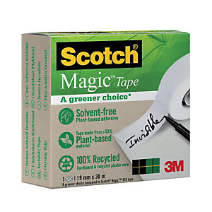 Scotch® Nastro Magic™ ''A Greener Choice'' Trasparente 19 mm x 30 m