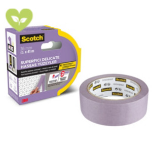 SCOTCH® Nastro per mascheratura ad alte prestazioni per superfici delicate 2080, 36 mm x 41 m SCOTCH® Nastro per mascheratura ad alte prestazioni per superfici delicate 2080, 36 mm x 41 m