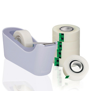 Scotch® Offerta risparmio Dispenser tendinastro C18 colore Lavanda + 6 nastri Magic™ 19 mm x 33 m Scotch® Offerta risparmio Dispenser tendinastro C18 colore Lavanda + 6 nastri Magic™ 19 mm x 33 m