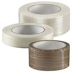 SCOTCH Ruban adhésif armé fil à fil blanc L.50 m (lot de 18) SCOTCH Ruban adhésif armé fil à fil blanc L.50 m (lot de 18)
