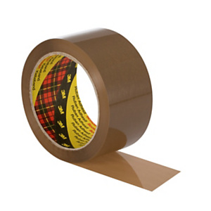 Scotch Ruban adhésif d'emballage polypropylène 28 microns - 50 mm x 66 m - Havane Scotch Ruban adhésif d'emballage polypropylène 28 microns - 50 mm x 66 m - Havane
