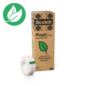 Scotch Ruban adhésif invisible Magic 900 100% recyclé (Pack de 9) Scotch Ruban adhésif invisible Magic 900 100% recyclé (Pack de 9)