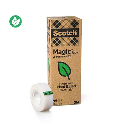 Scotch Ruban adhésif invisible Magic 900 100% recyclé (Pack de 9) - 1