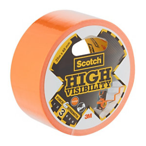 Scotch® Universal High Visibility Nastro adesivo Extra Resistente Universale ad Alta Visibilità arancione, 48 mm x 25 m