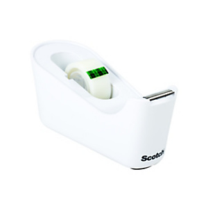 Scotch Dévidoir de ruban adhésif C18 Blanc + 1 rouleau de ruban adhésif Magic 19 mm x 33 m Scotch Dévidoir de ruban adhésif C18 Blanc + 1 rouleau de ruban adhésif Magic 19 mm x 33 m