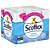 SCOTTEX Rotolo di carta igienica standard Pulito Completo Salvaspazio, 2 veli, 320 strappi, Bianco (confezione 64 rotoli) - 1