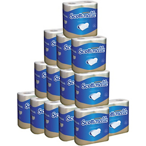 SCOTTONELLE Rotolo di carta igienica standard Ultra Small, 2 veli, 160 fogli (confezione 56 pezzi) SCOTTONELLE Rotolo di carta igienica standard Ultra Small, 2 veli, 160 fogli (confezione 56 pezzi)