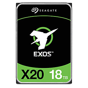 Seagate Enterprise Exos X20, 3.5'', 18000 GB, 7200 RPM ST18000NM000D