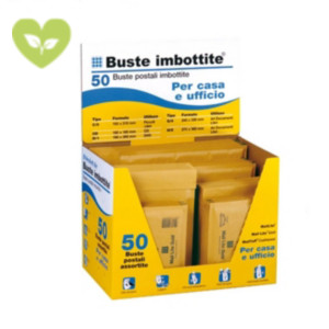 Sealed Air® Busta imbottita a bolle d'aria AirCap®, Carta Kraft, Chiusura autoadesiva, Avana (confezione 50 pezzi) Sealed Air® Busta imbottita a bolle d'aria AirCap®, Carta Kraft, Chiusura autoadesiva, Avana (confezione 50 pezzi)