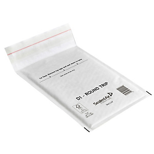 SEALED AIR Busta imbottita Mail Lite Round Trip - andata/ritorno - formato LL (23x33 cm) - conf. 50 pezzi SEALED AIR Busta imbottita Mail Lite Round Trip - andata/ritorno - formato LL (23x33 cm) - conf. 50 pezzi