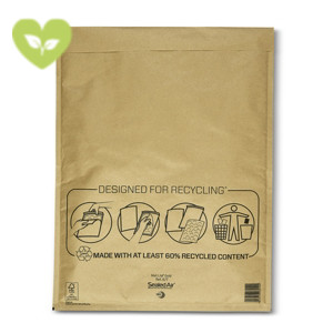 Sealed Air® Mail Lite Busta imbottita a bolle d'aria, Carta Kraft, Chiusura autoadesiva, K, 35 x 47 cm, Oro (confezione 50 pezzi) Sealed Air® Mail Lite Busta imbottita a bolle d'aria, Carta Kraft, Chiusura autoadesiva, K, 35 x 47 cm, Oro (confezione 50 pezzi)