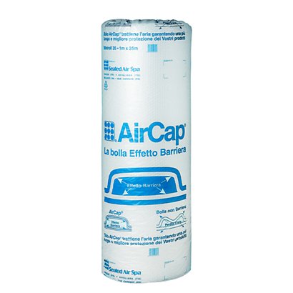 Sealed Air® Pellicola a bolle d'aria in rotolo, 0,75 x 40 m, Trasparente