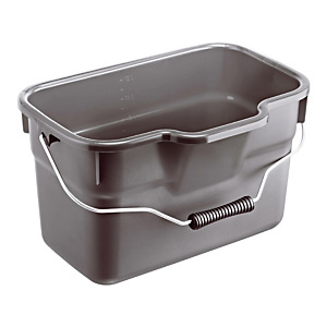 Seau rectangulaire anthracite 12 L Seau rectangulaire anthracite 12 L