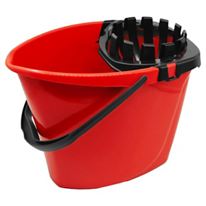 Secchio ovale con strizzatore Easy, 14 l Secchio ovale con strizzatore Easy, 14 l