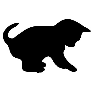 SECURIT Lavagna da parete Silhouette - 45,5x29 cm - forma gatto - nero - Securit SECURIT Lavagna da parete Silhouette - 45,5x29 cm - forma gatto - nero - Securit