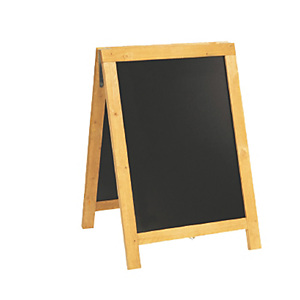 SECURIT Lavagna Sandwich Nature - legno naturale - 85x54,5x44 cm SECURIT Lavagna Sandwich Nature - legno naturale - 85x54,5x44 cm