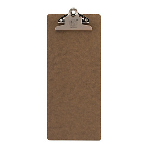 Securit® Portaconto con clip in acciaio, Formato 28 x 11 cm, Marrone Securit® Portaconto con clip in acciaio, Formato 28 x 11 cm, Marrone