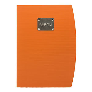 Securit® Portamenù Rio con doppio inserto, Formato A4, Arancione