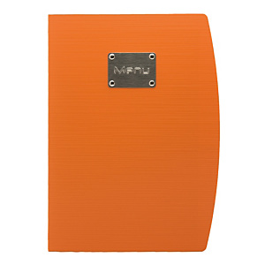 Securit® Portamenù Rio con doppio inserto, Formato A4, Arancione Securit® Portamenù Rio con doppio inserto, Formato A4, Arancione