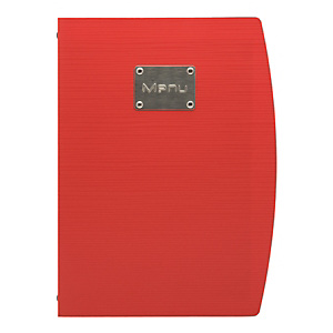Securit® Portamenù Rio con doppio inserto, Formato A4, Rosso Securit® Portamenù Rio con doppio inserto, Formato A4, Rosso