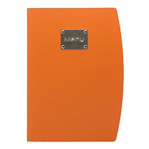 Securit® Portamenù Rio con doppio inserto, Formato A4, Arancione Securit® Portamenù Rio con doppio inserto, Formato A4, Arancione