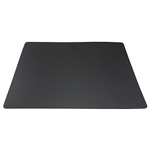 SECURIT Set de table RAW, en cuir véritable, noir