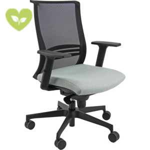 Sedia operativa ergonomica Atmosfera con braccioli, Tessuto ignifugo Gabriel Chili, Verde Acqua Sedia operativa ergonomica Atmosfera con braccioli, Tessuto ignifugo Gabriel Chili, Verde Acqua