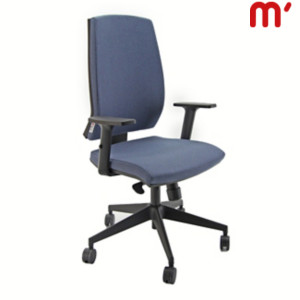 Sedia operativa ergonomica Natural con braccioli, Tessuto ignifugo Coex®, Verde Petrolio Sedia operativa ergonomica Natural con braccioli, Tessuto ignifugo Coex®, Verde Petrolio