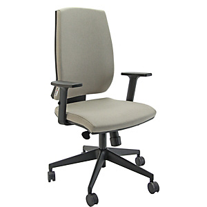 Sedia operativa ergonomica Natural, Tessuto e struttura riciclati e riciclabili, Tortora Sedia operativa ergonomica Natural, Tessuto e struttura riciclati e riciclabili, Tortora
