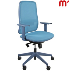 Sedia operativa ergonomica Shell con braccioli, Tessuto ignifugo Runner 3D, Struttura Blu, Sedile e Schienale Blu Chiaro Sedia operativa ergonomica Shell con braccioli, Tessuto ignifugo Runner 3D, Struttura Blu, Sedile e Schienale Blu Chiaro