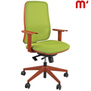Sedia operativa ergonomica Shell con braccioli, Tessuto ignifugo Runner 3D, Struttura Mattone, Sedile e Schienale Verde Chiaro Sedia operativa ergonomica Shell con braccioli, Tessuto ignifugo Runner 3D, Struttura Mattone, Sedile e Schienale Verde Chiaro