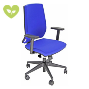 Sedia operativa ergonomica Smoothly 1IM con braccioli, Tessuto Ignifugo classe 1 IM Blu Sedia operativa ergonomica Smoothly 1IM con braccioli, Tessuto Ignifugo classe 1 IM Blu
