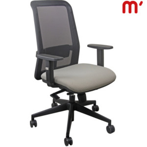 Sedia operativa ergonomica Stylish con braccioli, Tessuto ignifugo Gabriel Go-Couture, Marrone/Beige Sedia operativa ergonomica Stylish con braccioli, Tessuto ignifugo Gabriel Go-Couture, Marrone/Beige